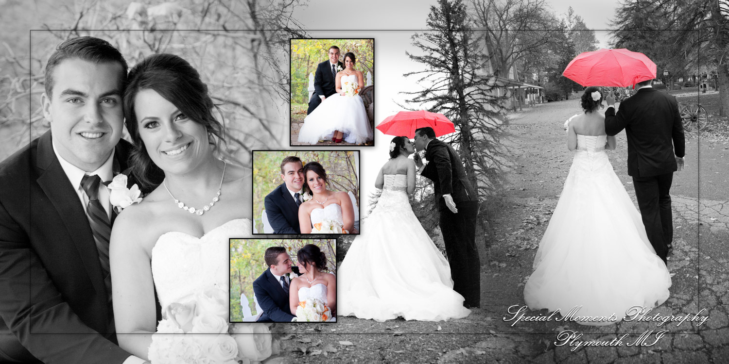 Pat & Bree's wedding album at Canterbury Castle Lake Orion MI wedding photography