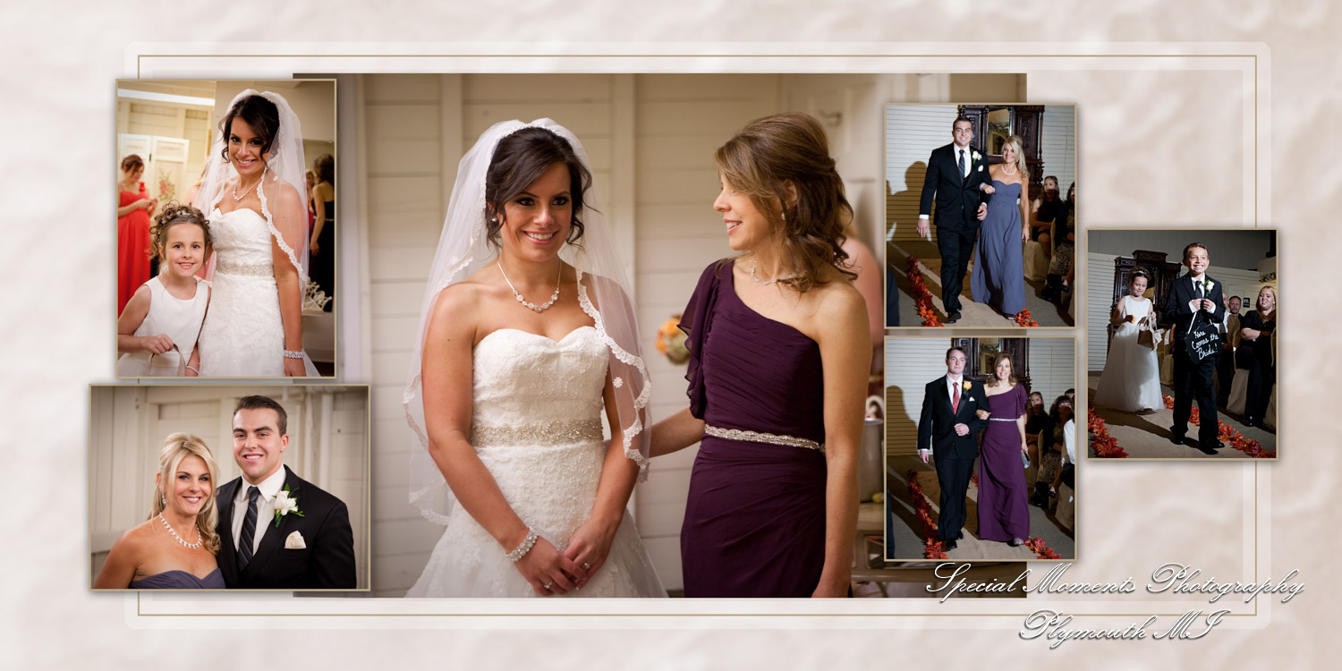 Pat & Bree's wedding album at Canterbury Castle Lake Orion MI wedding photography