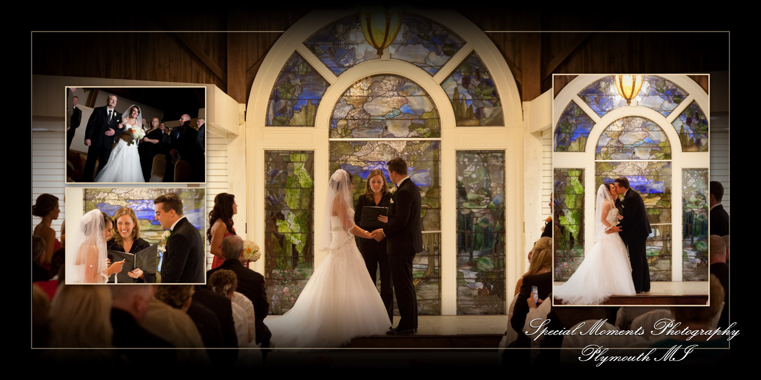 Pat & Bree's wedding album at Canterbury Castle Lake Orion MI wedding photography