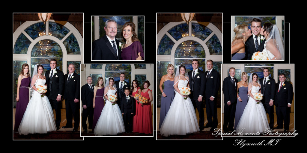 Pat & Bree's wedding album at Canterbury Castle Lake Orion MI wedding photography