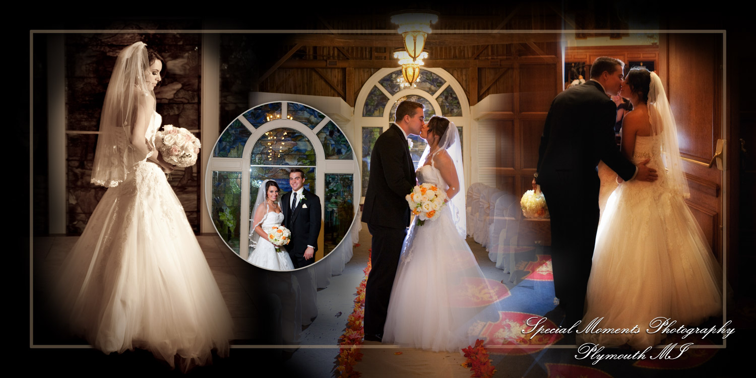 Pat & Bree's wedding album at Canterbury Castle Lake Orion MI wedding photography