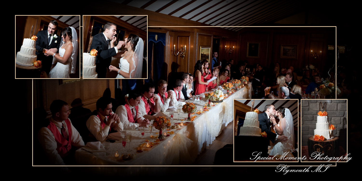 Pat & Bree's wedding album at Canterbury Castle Lake Orion MI wedding photography