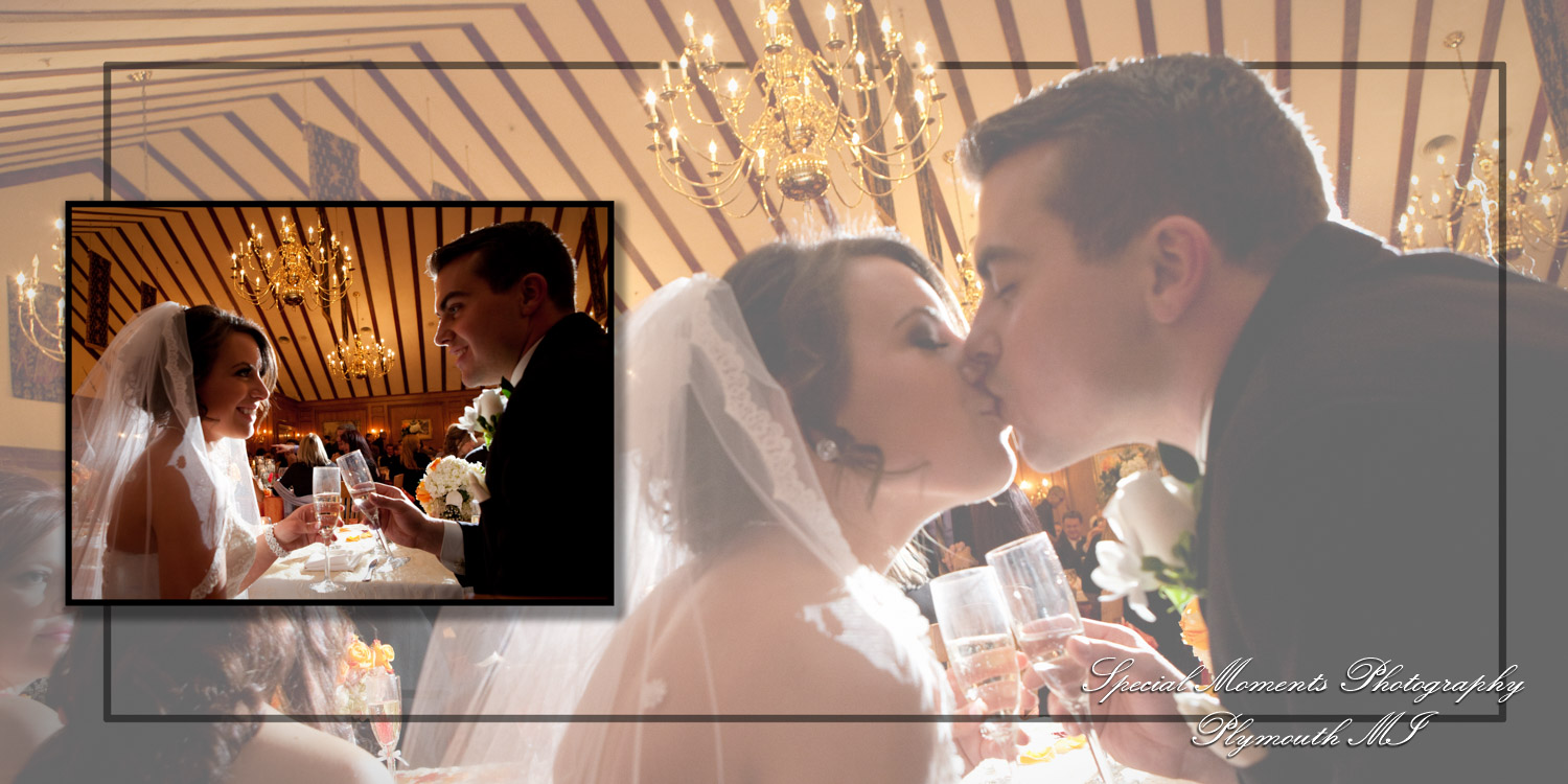 Pat & Bree's wedding album at Canterbury Castle Lake Orion MI wedding photography