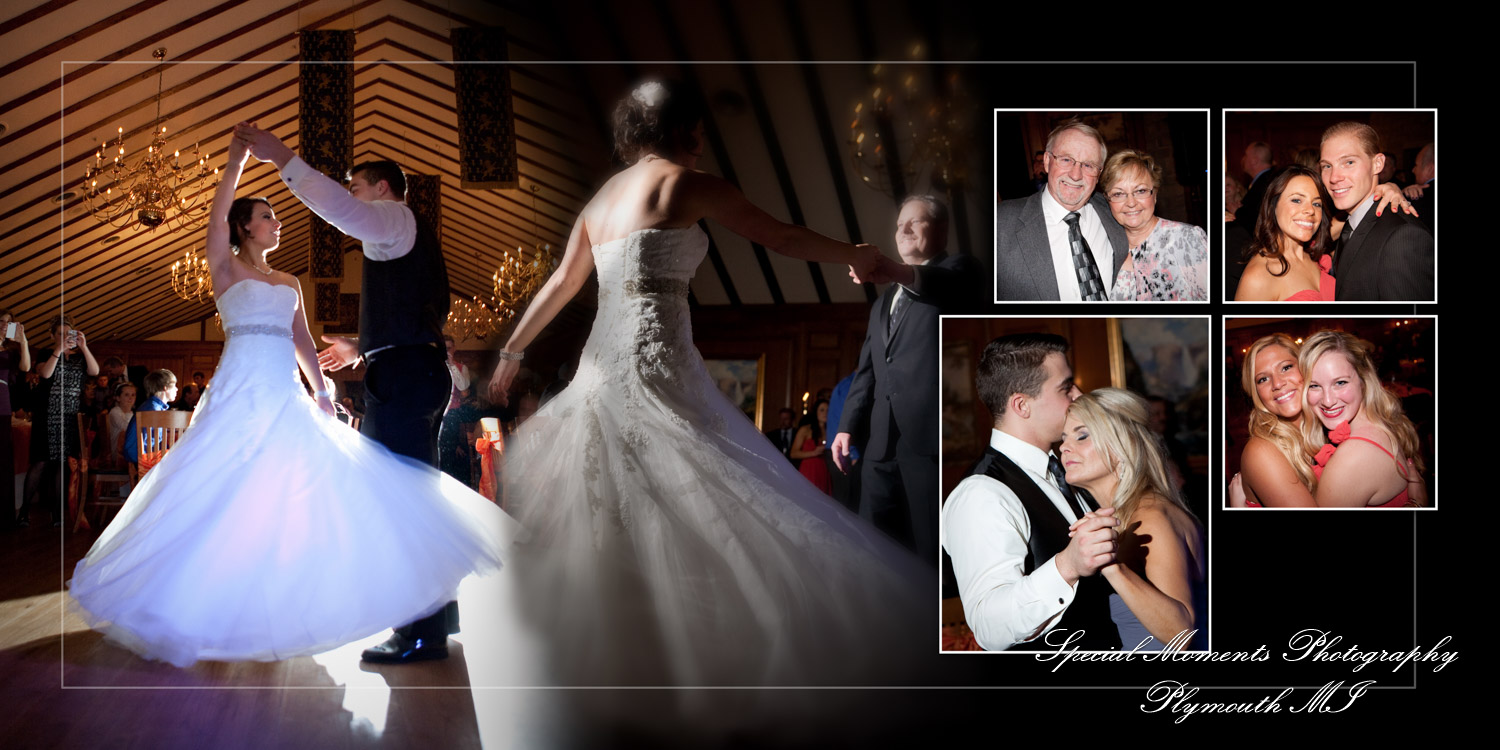Pat & Bree's wedding album at Canterbury Castle Lake Orion MI wedding photography