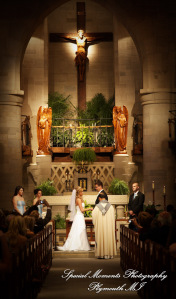 Jim & Mary at St. Hugo of the Hills Bloomfield Hills MI wedding photograph