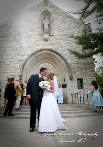 Jim & Mary at St. Hugo of the Hills Bloomfield Hills MI wedding photograph