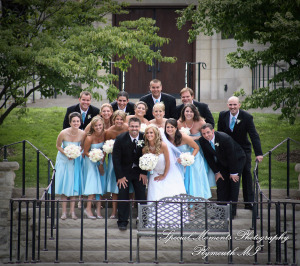 Jim & Mary at St. Hugo of the Hills Bloomfield Hills MI wedding photograph