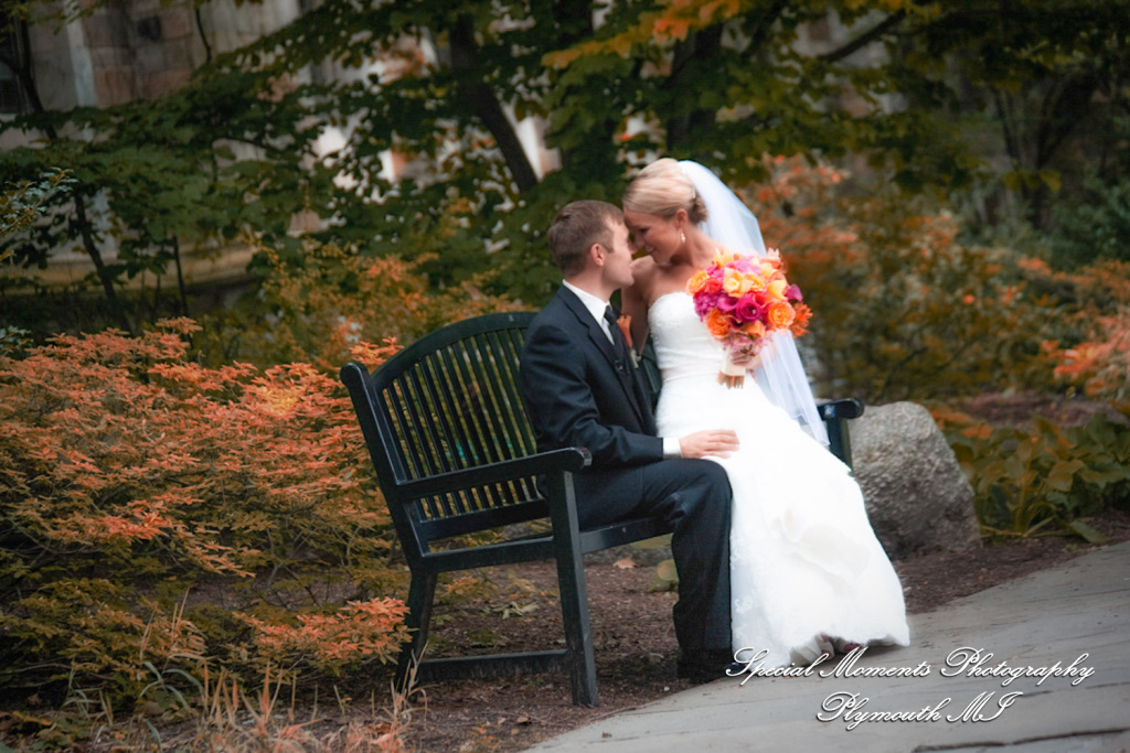 Rory & Ally at Matthaei Botanical Gardens Ann Arbor MI wedding photograph