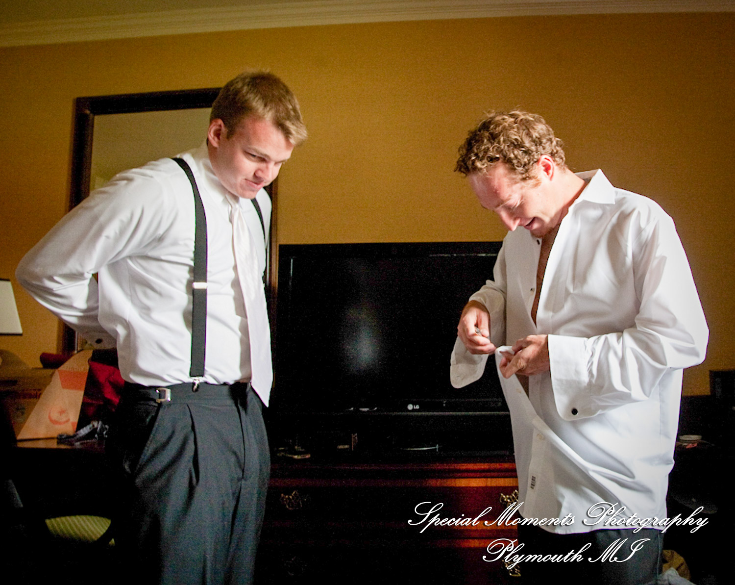 Erika & Josh at Community Lutheran Church Flat Rock MI wedding photography