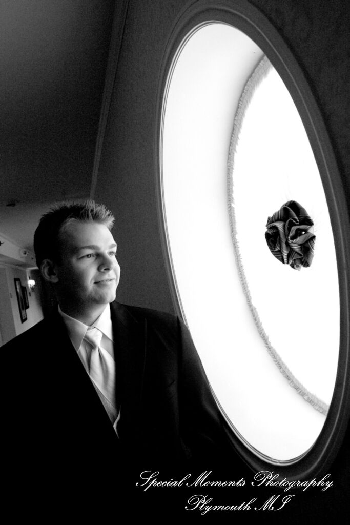 Erika & Josh at Community Lutheran Church Flat Rock MI wedding photography