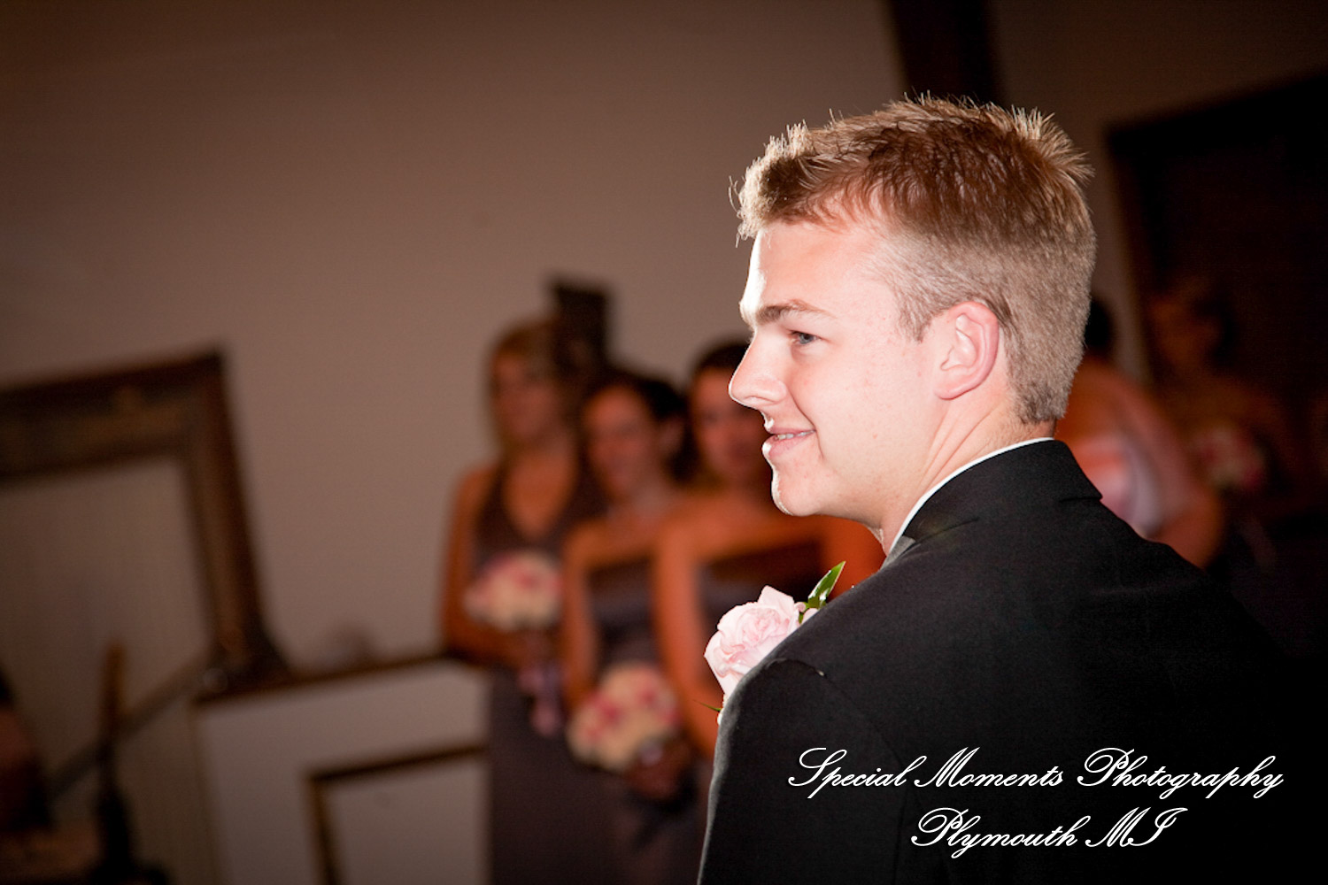 Erika & Josh at Community Lutheran Church Flat Rock MI wedding photography