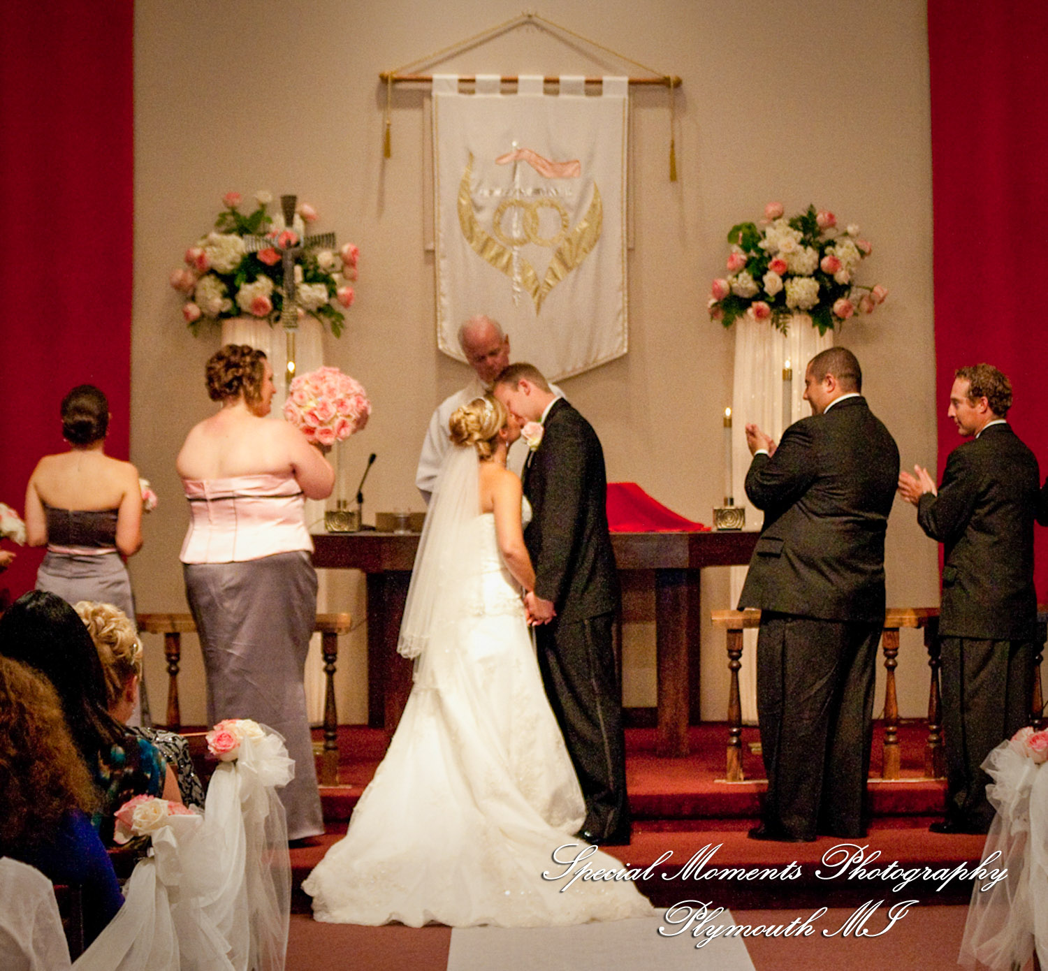 Erika & Josh at Community Lutheran Church Flat Rock MI wedding photography