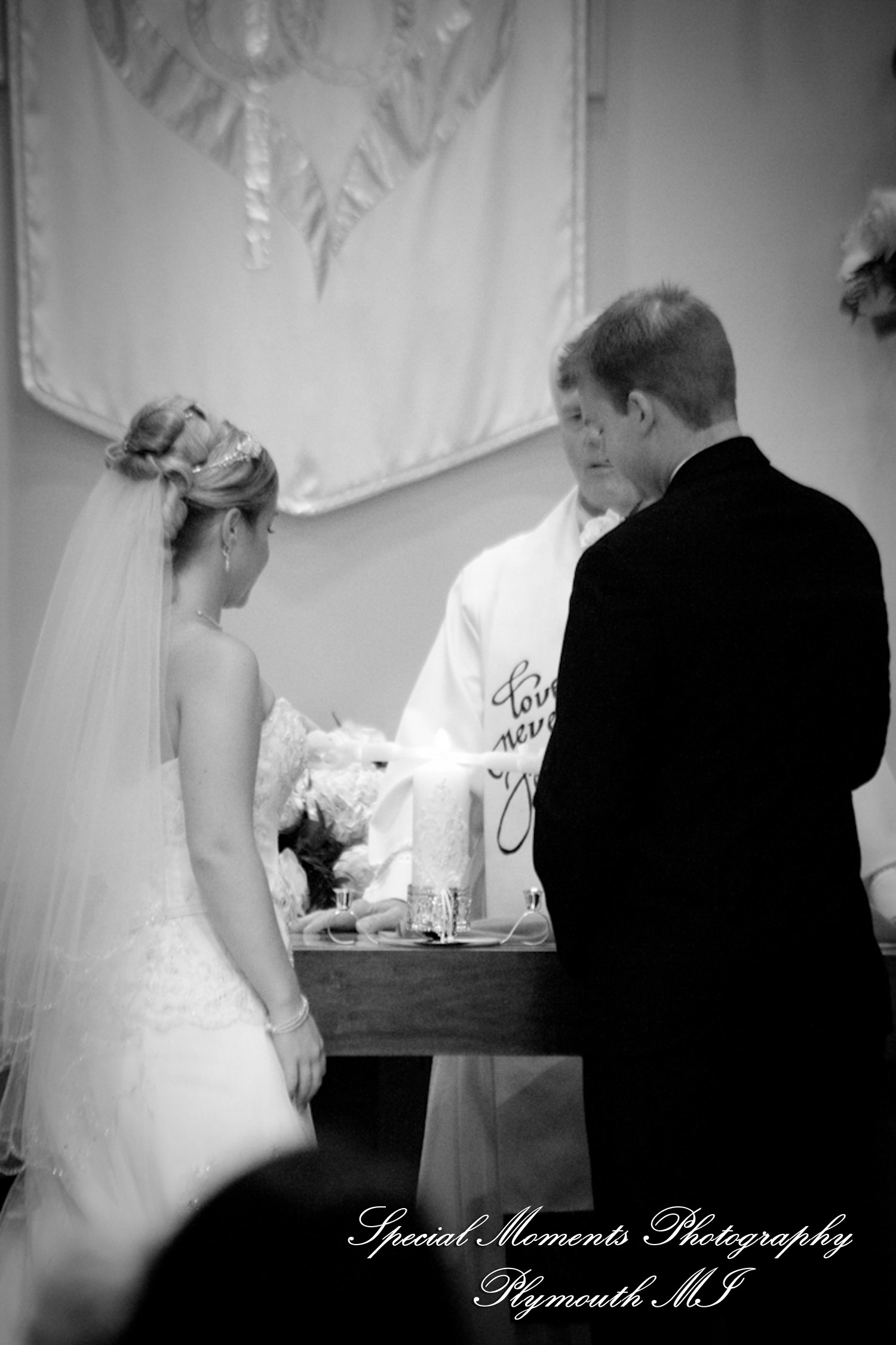 Erika & Josh at Community Lutheran Church Flat Rock MI wedding photography