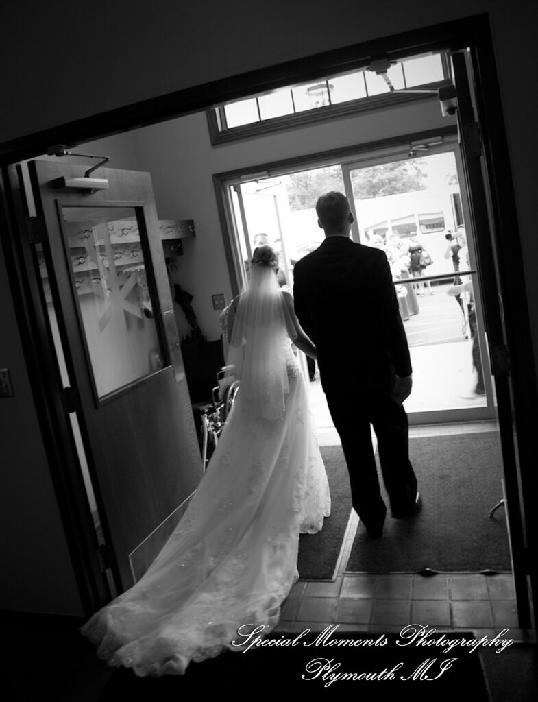Erika & Josh at Community Lutheran Church Flat Rock MI wedding photography