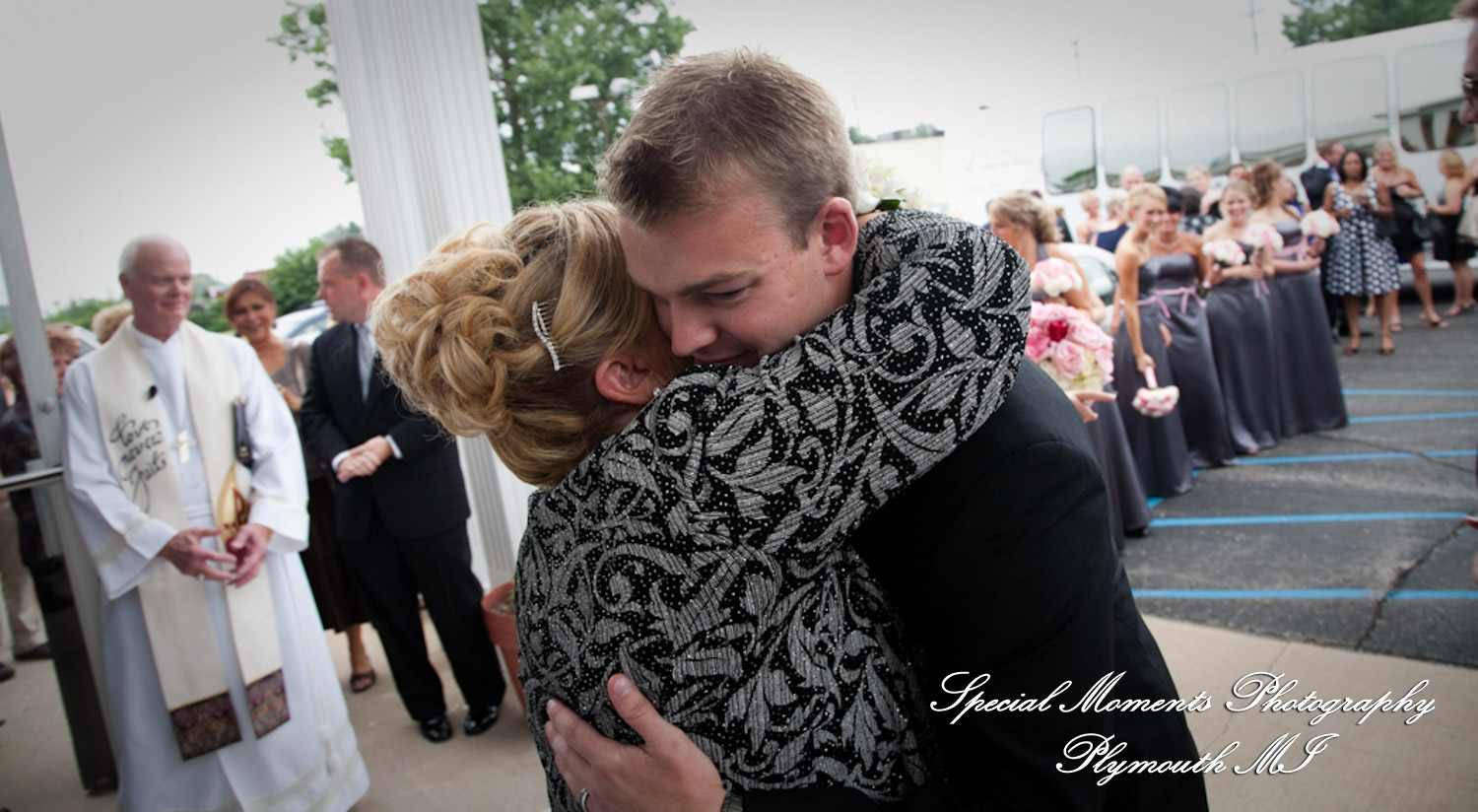 Erika & Josh at Community Lutheran Church Flat Rock MI wedding photography