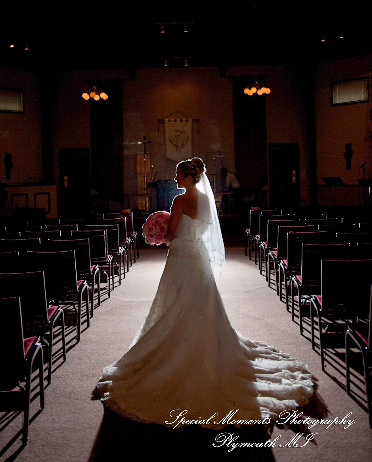 Erika & Josh at Community Lutheran Church Flat Rock MI wedding photography