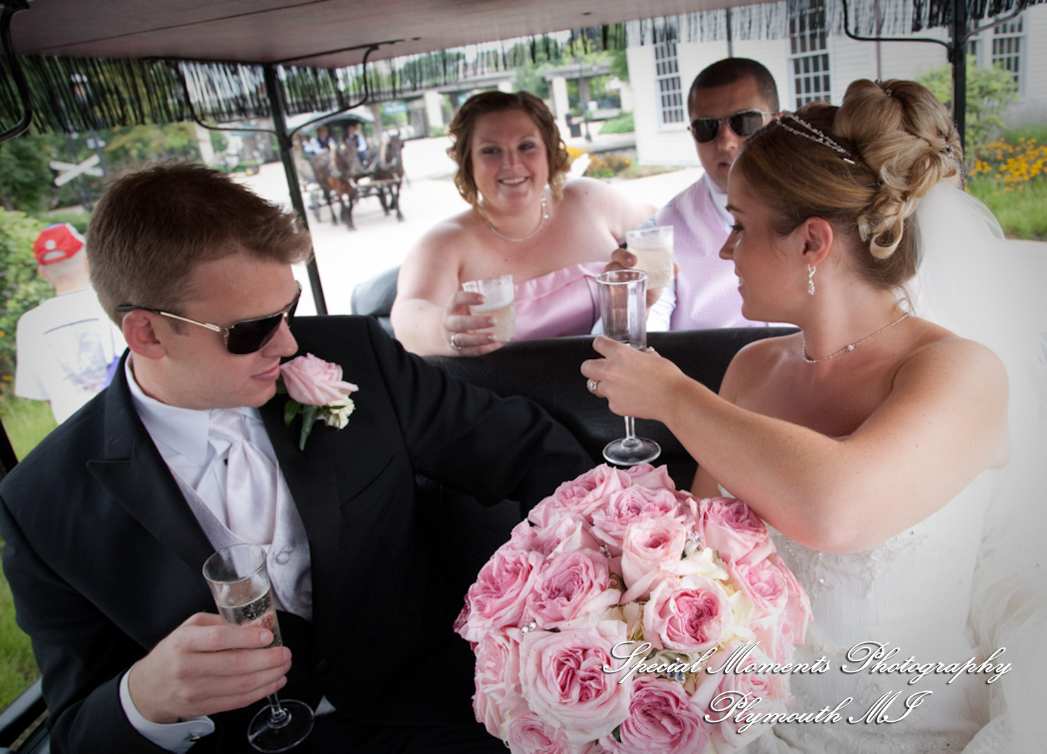 Erika & Josh at Lovett Hall Greenfield Village Dearborn MI wedding photography