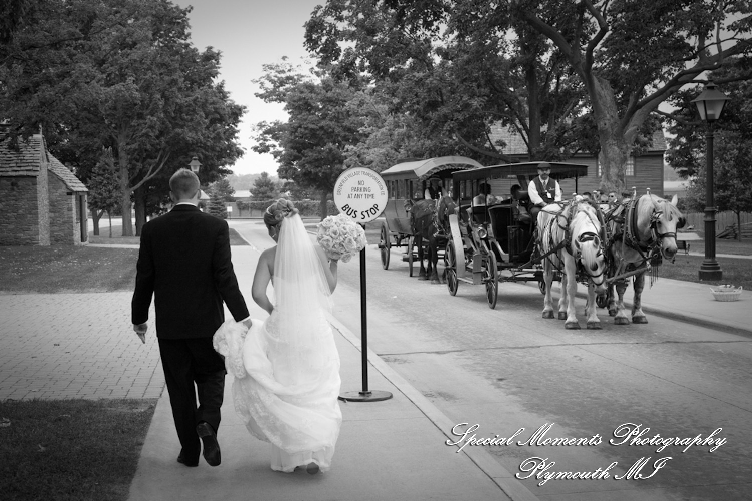 Erika & Josh at Lovett Hall Greenfield Village Dearborn MI wedding photography