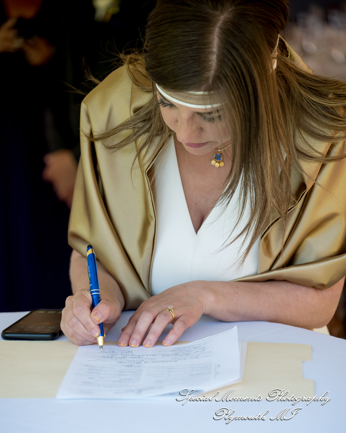 Lenore & Michael at Stonebridge Golf Club Ann Arbor MI wedding photograph