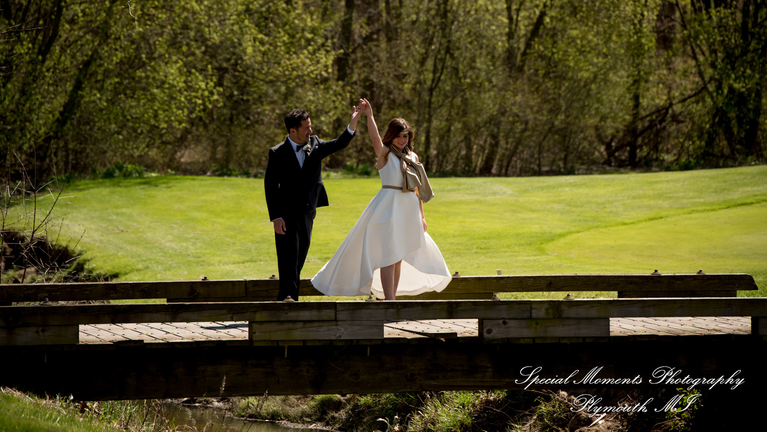 Lenore & Michael at Stonebridge Golf Club Ann Arbor MI wedding photograph