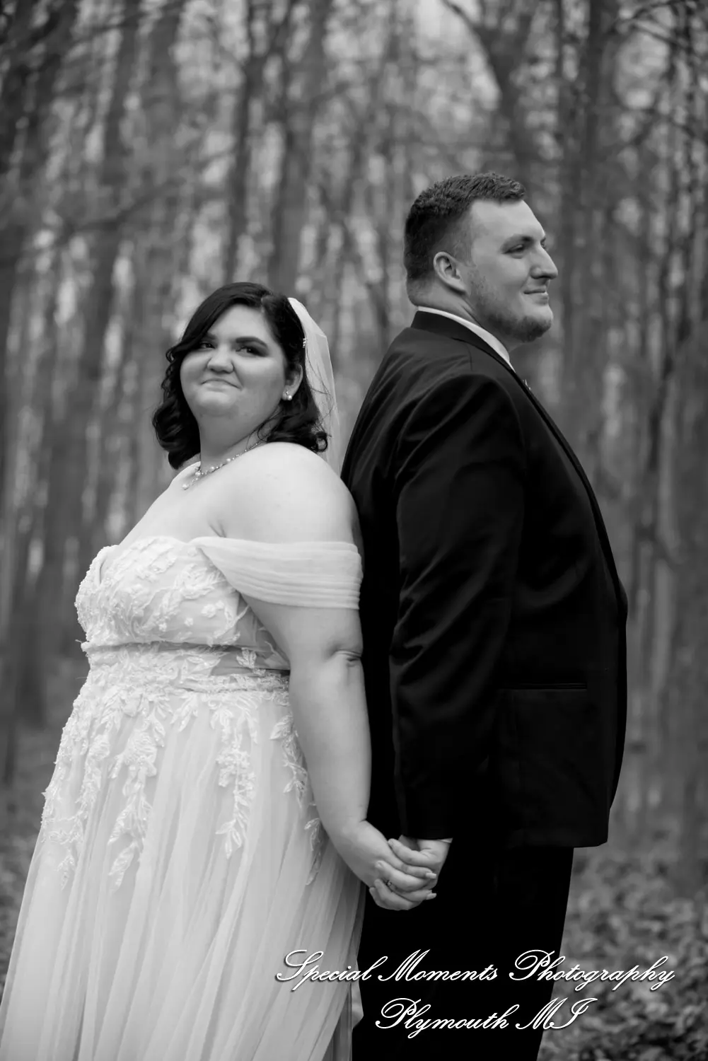 West Bloomfield Nature Preserve wedding photograph