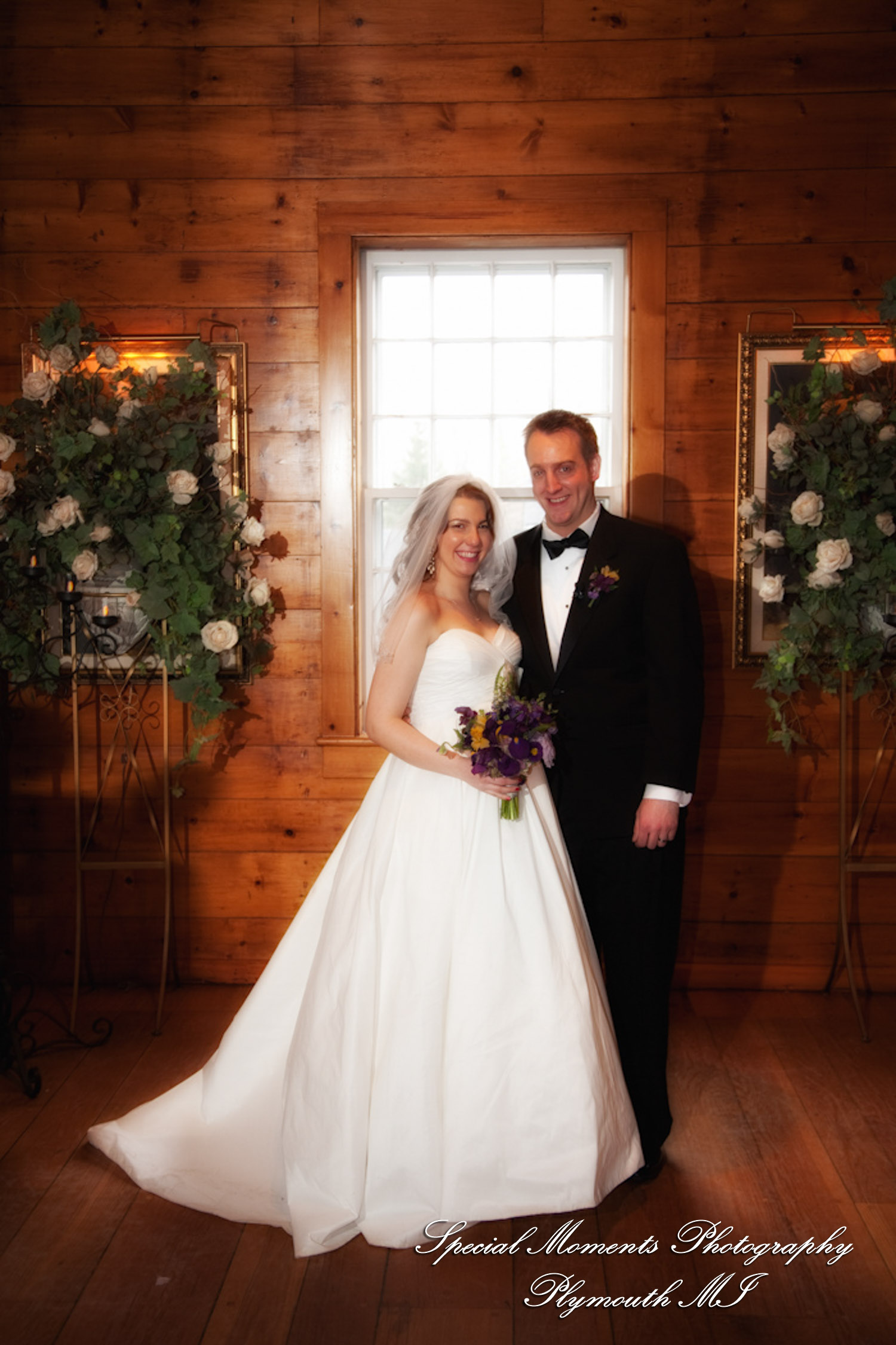 Theodore & Jamie at Wellers Carriage House Saline MI wedding photograph