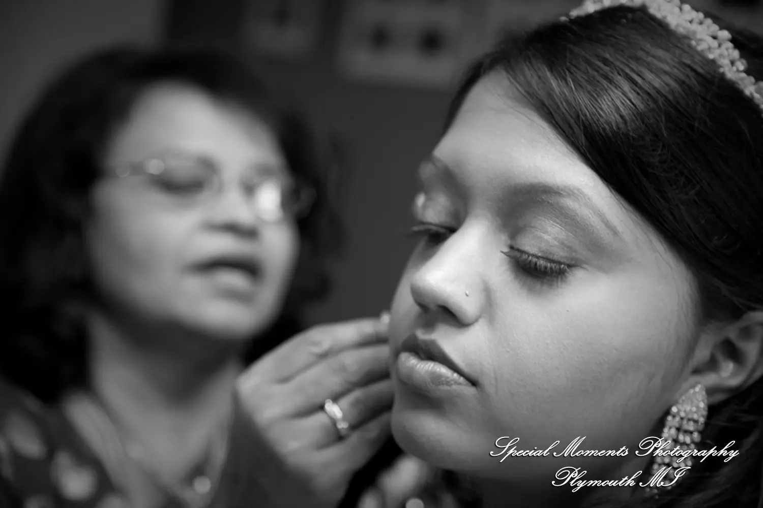 Home Getting Ready wedding photograph