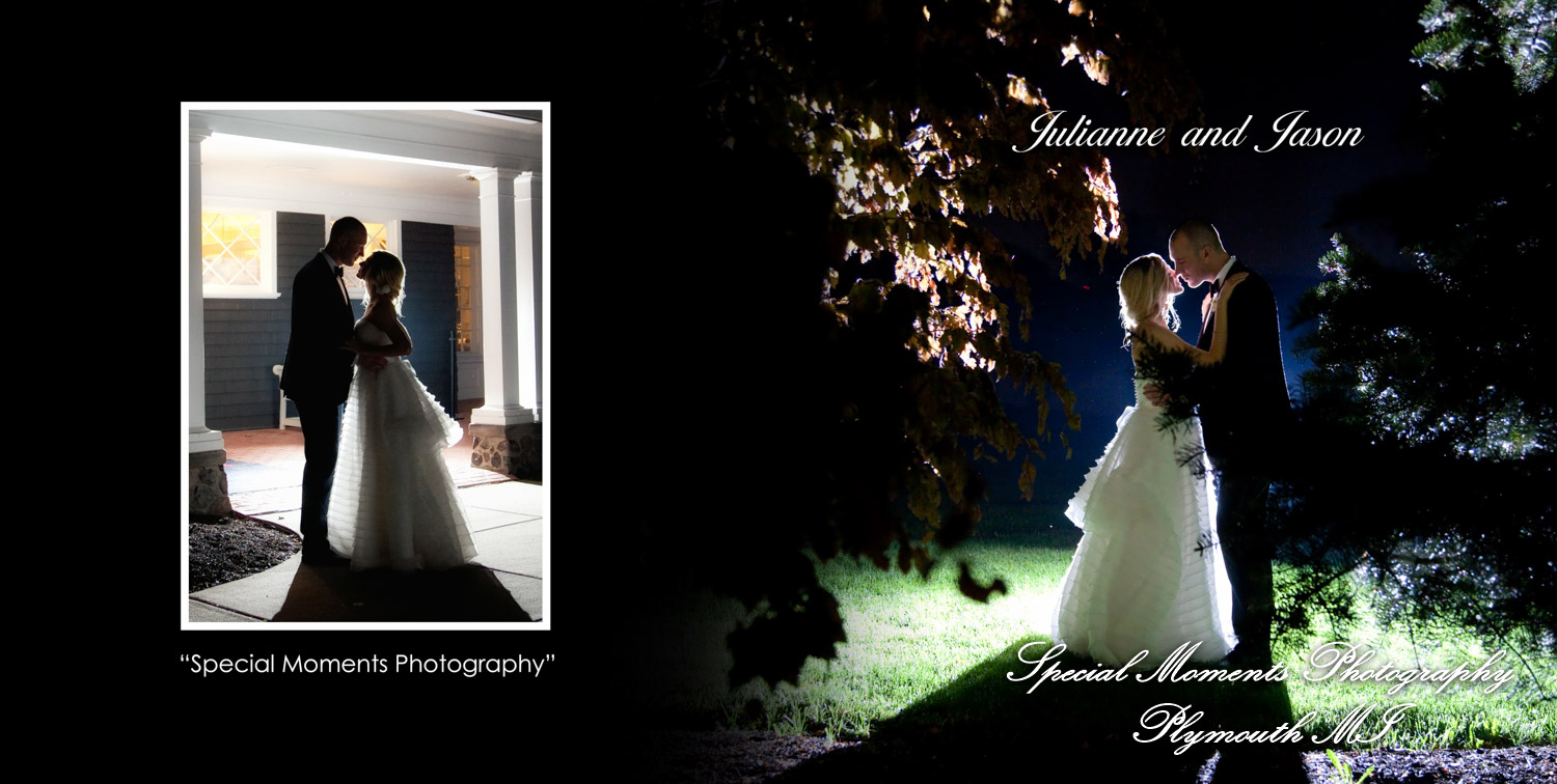Coffee Table Design - Jason & Julianne at Toledo Country Club Toledo OH wedding album photography