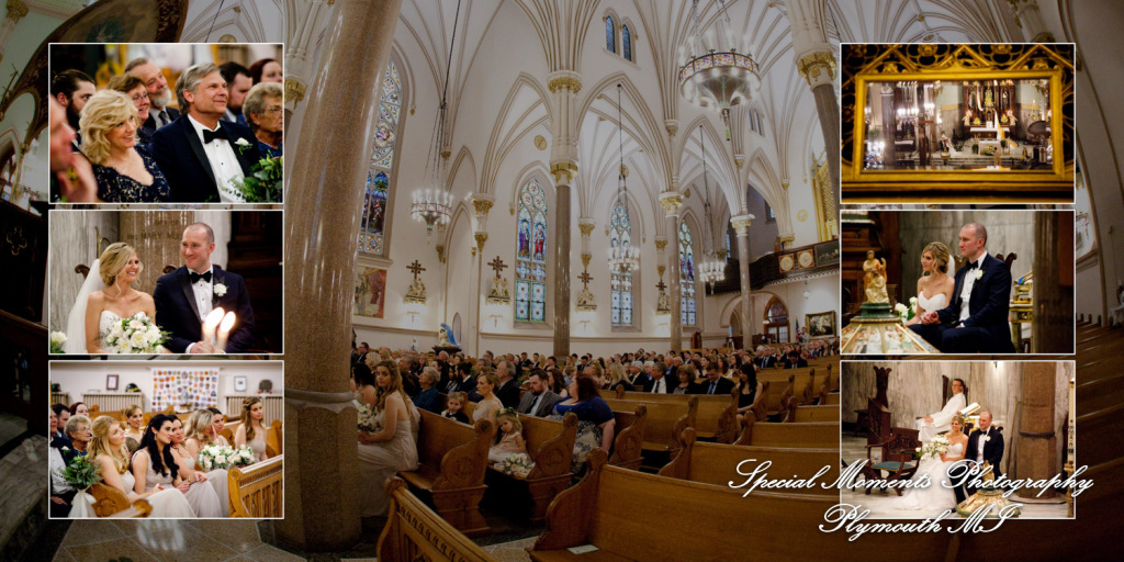 Coffee Table Design - Jason & Julianne at St. Patrick Historic Catholic Toledo OH wedding album photography