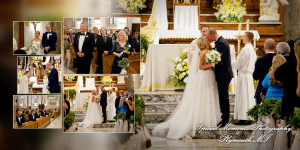 Coffee Table Design - Jason & Julianne at St. Patrick Historic Catholic Toledo OH wedding album photography