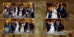 Coffee Table Design - Jason & Julianne at St. Patrick Historic Catholic Toledo OH wedding album photography