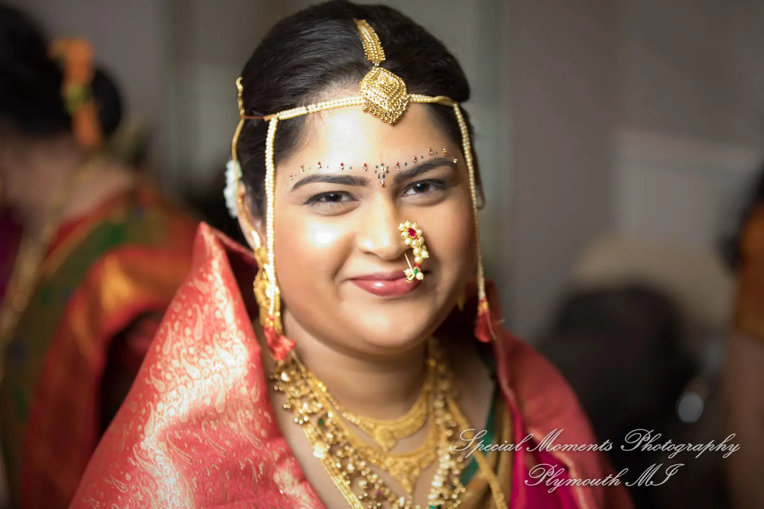 Bharatiya Temple Troy MI wedding photograph