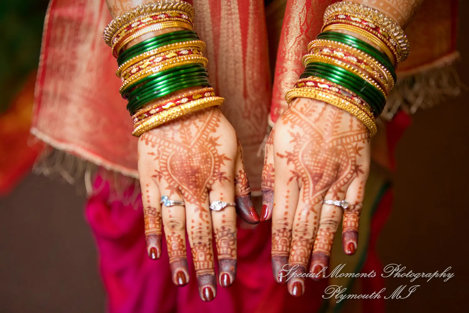 Bharatiya Temple Troy MI wedding photograph