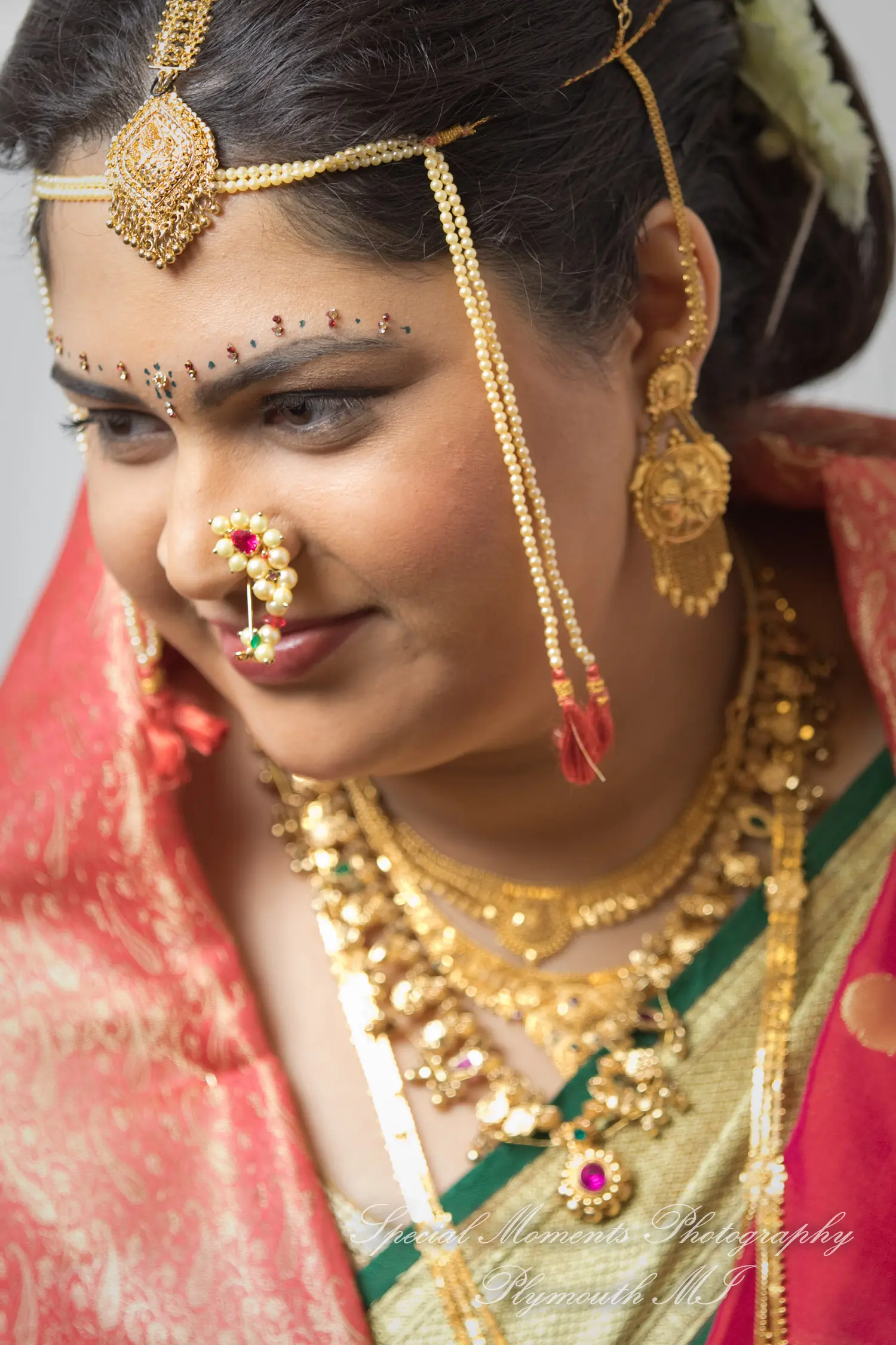 Bharatiya Temple Troy MI wedding photograph