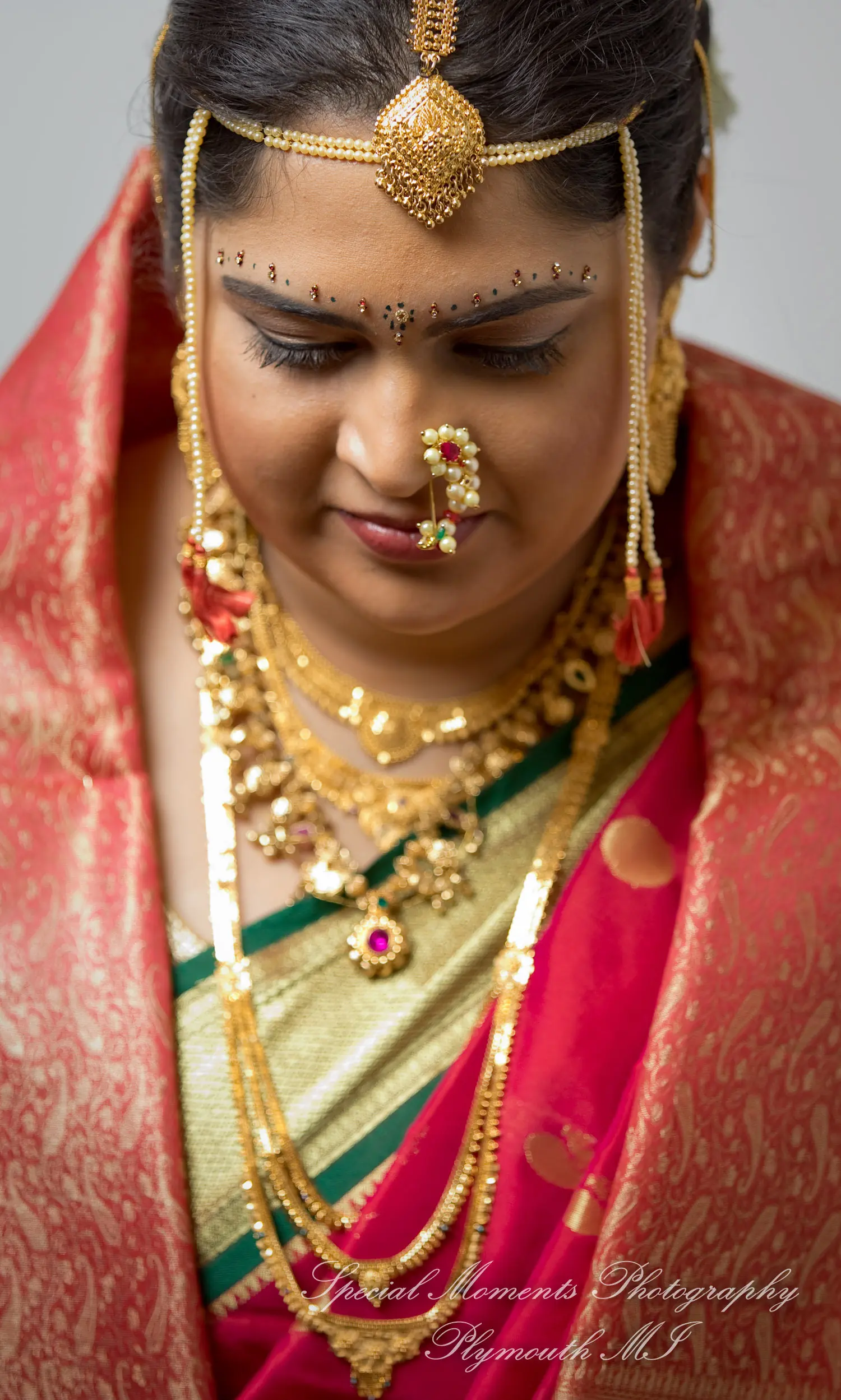 Bharatiya Temple Troy MI wedding photograph