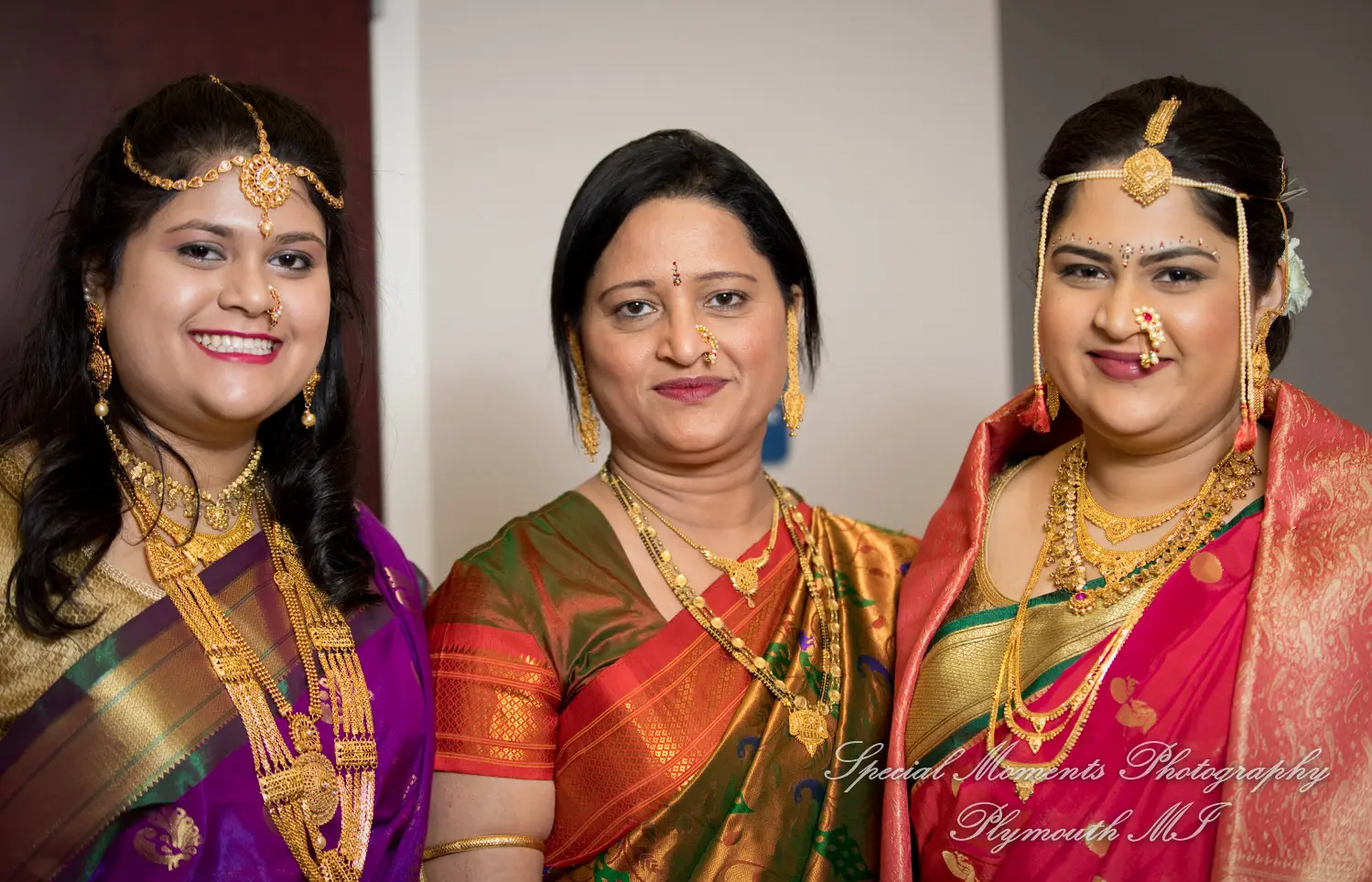 Bharatiya Temple Troy MI wedding photograph