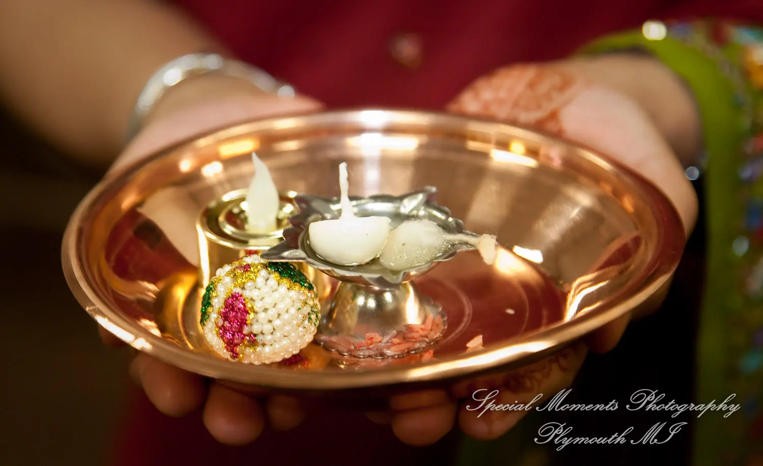 Bharatiya Temple Troy MI wedding photograph