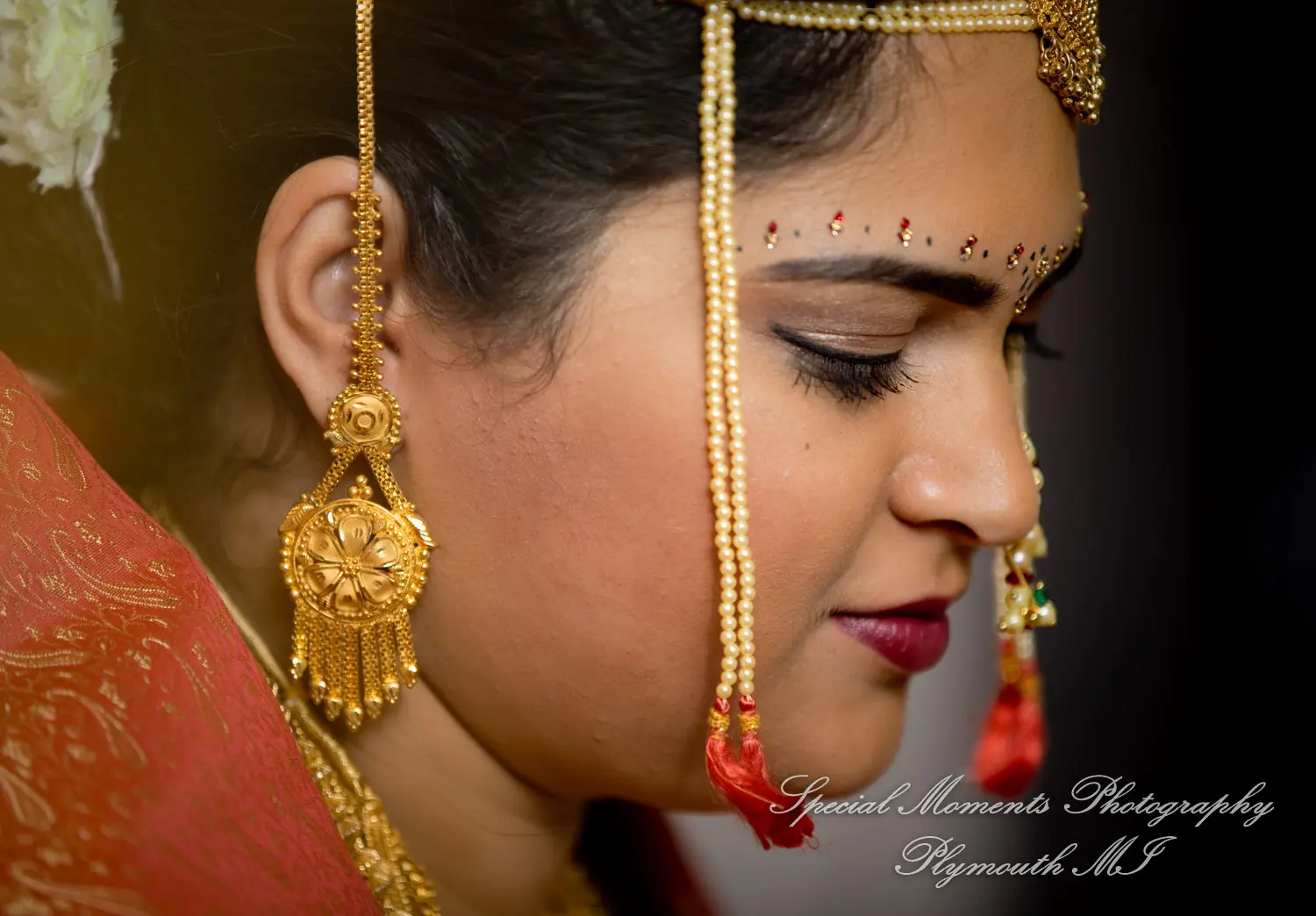 Bharatiya Temple Troy MI wedding photograph