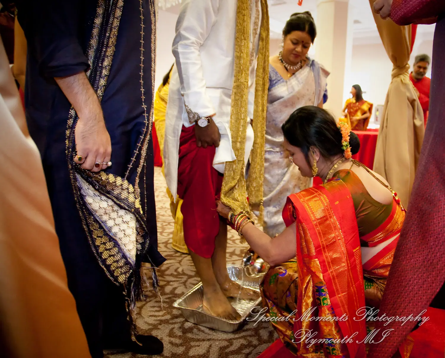 Bharatiya Temple Troy MI wedding photograph