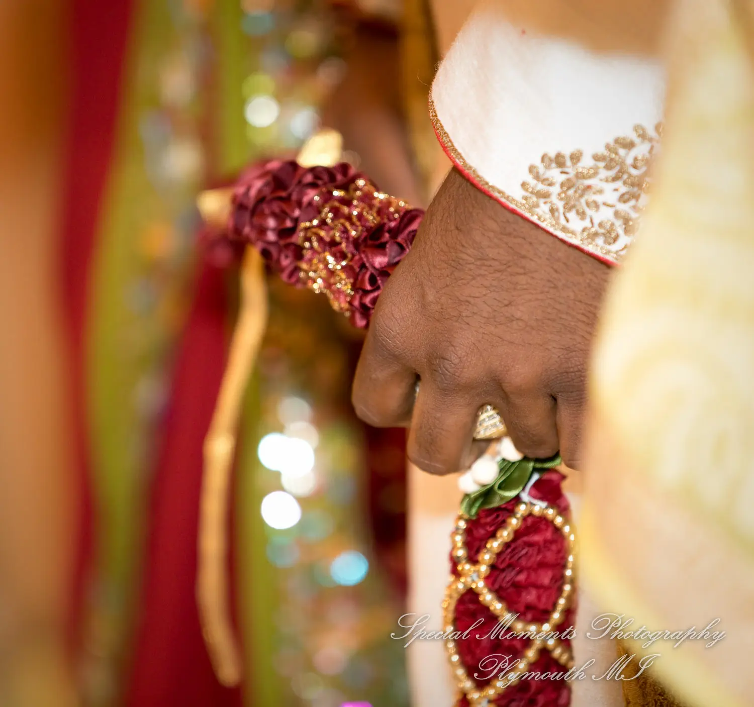 Bharatiya Temple Troy MI wedding photograph