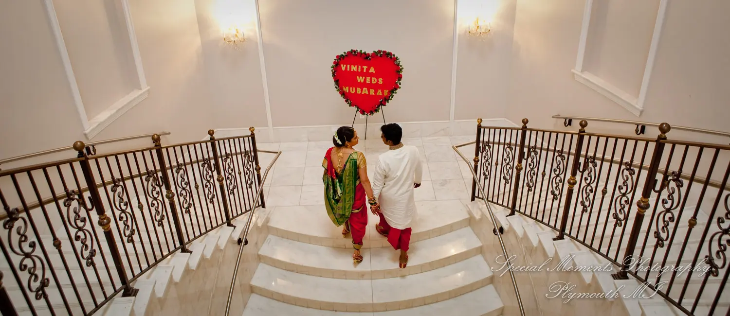 Bharatiya Temple Troy MI wedding photograph