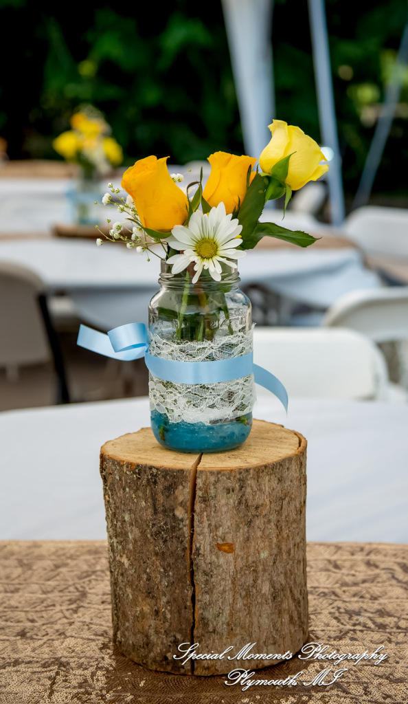 Home wedding Romulus MI photograph