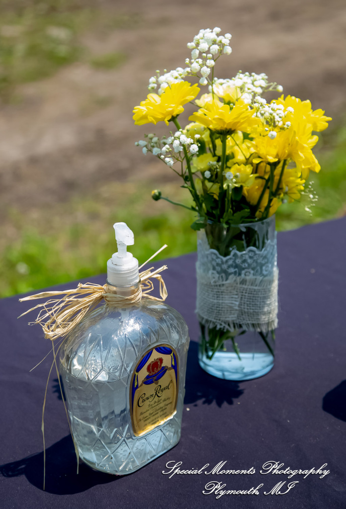 Home wedding Romulus MI photograph