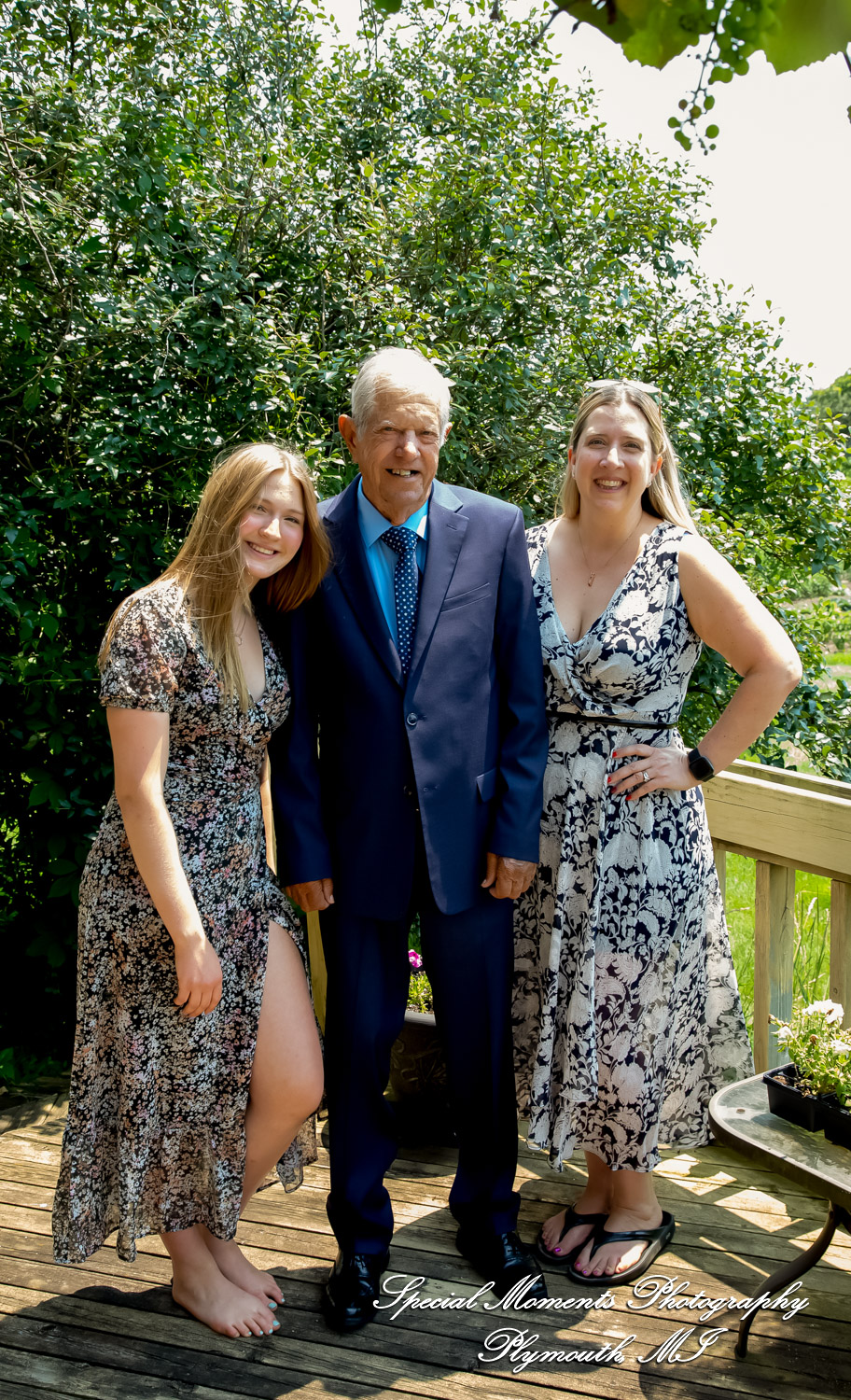 Home wedding Romulus MI photograph