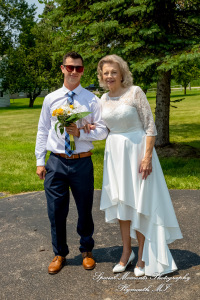 Home wedding Romulus MI photograph