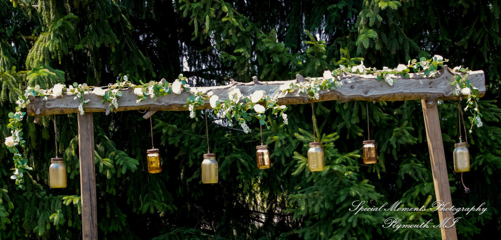 Home wedding Romulus MI photograph