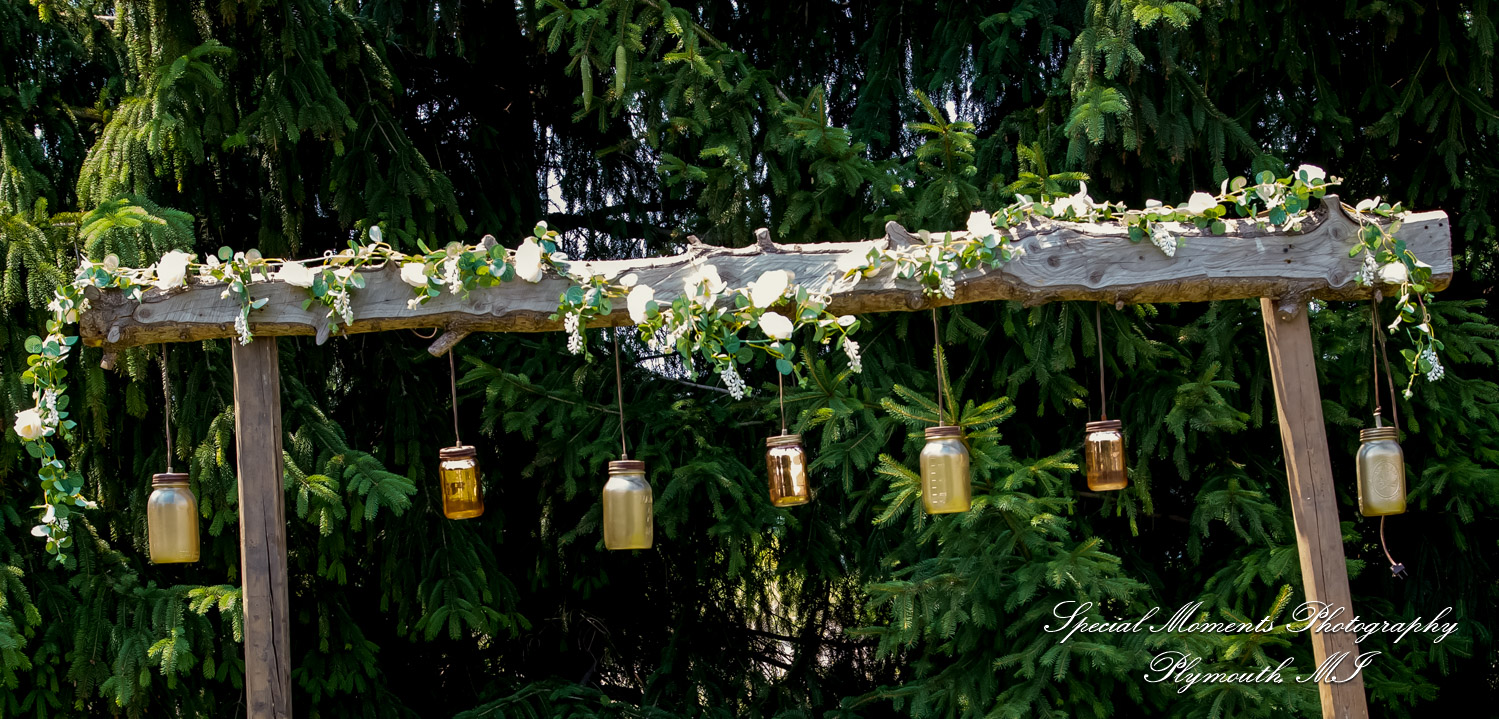 Home wedding Romulus MI photograph