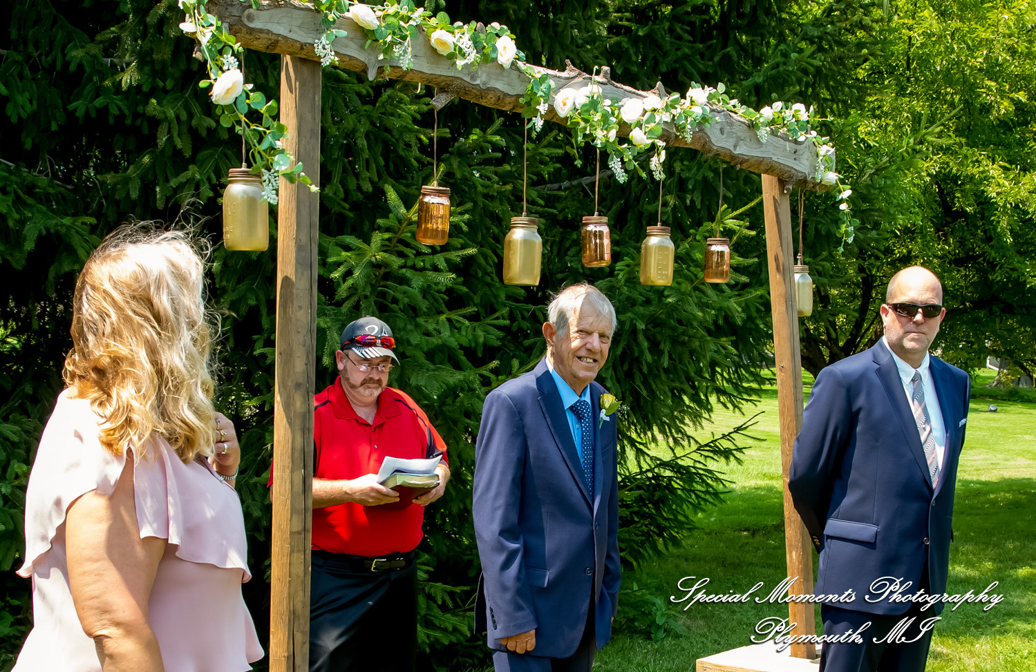 Home wedding Romulus MI photograph