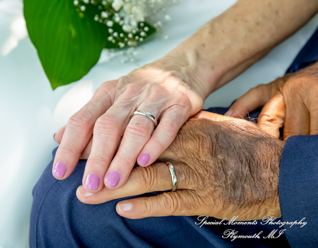 Home wedding Romulus MI photograph