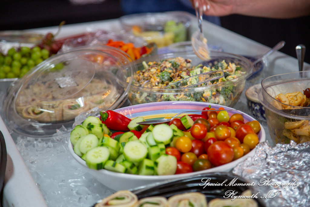 Home wedding Romulus MI photograph